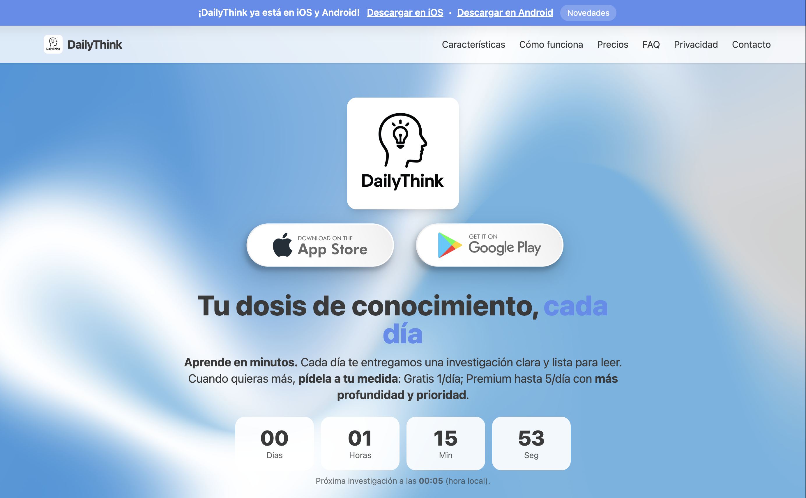 Vista previa DailyThink